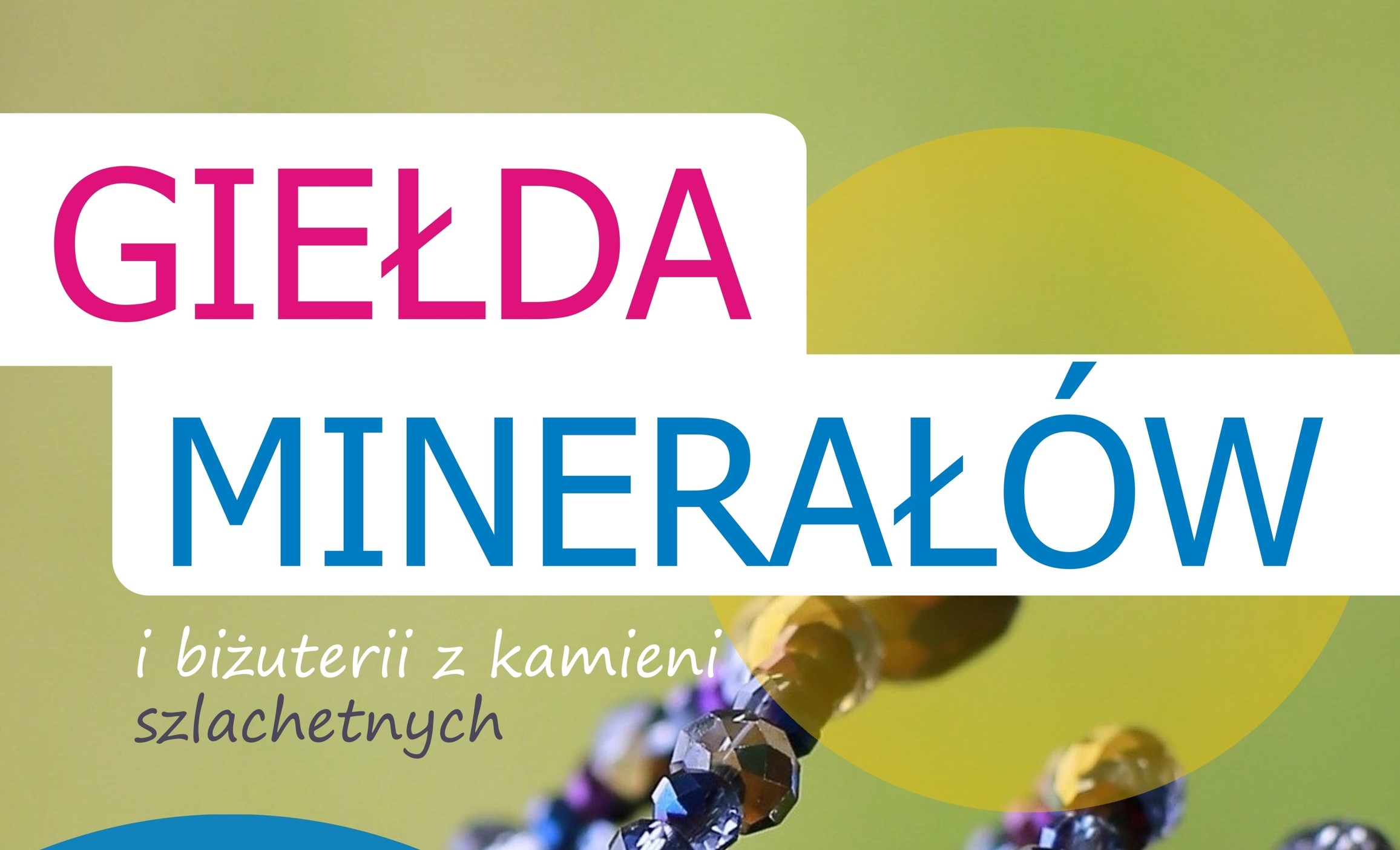 Giełda minerałów i biżuterii z kamieni szlachetnych w Centrum Obsługi Ruchu Turystycznego w Zagórzu Śląskim.