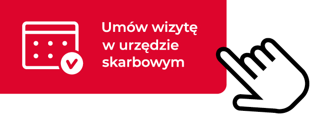 „Umów wizytę w urzędzie skarbowym”.