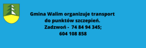 Masz problem z samodzielnym dotarciem do punktu szczepień? Skorzystaj z transportu!