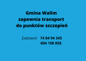 Masz problem z samodzielnym dotarciem do punktu szczepień? Skorzystaj z transportu!