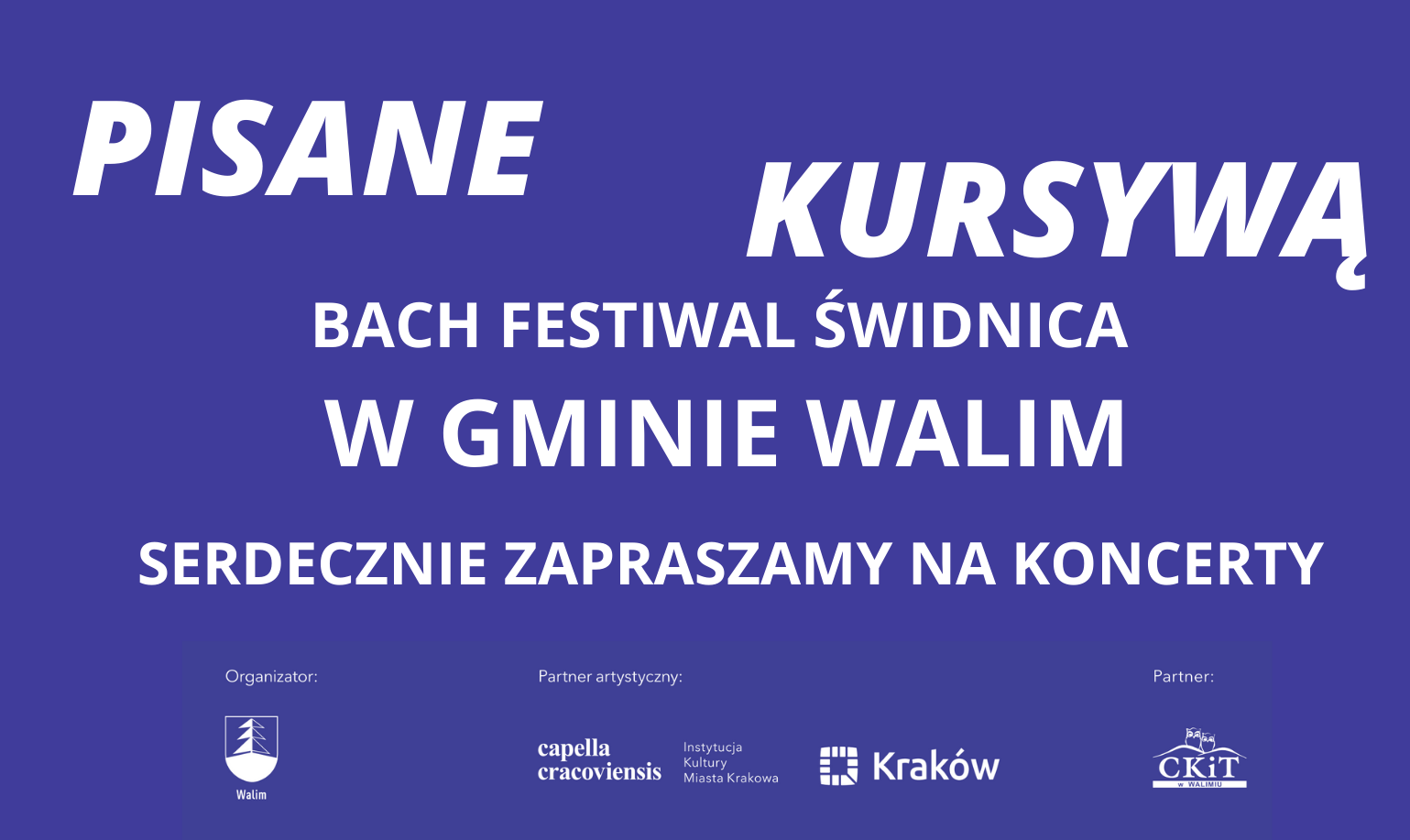 Bach Festiwal Świdnica w Gminie Walim!