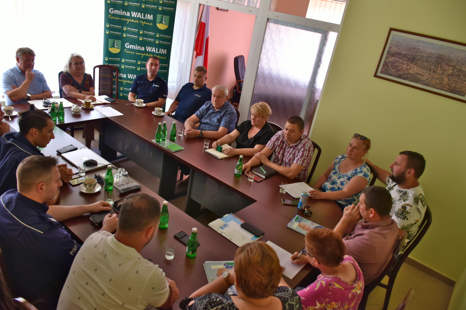 Narada Sołtysów z udziałem Policji